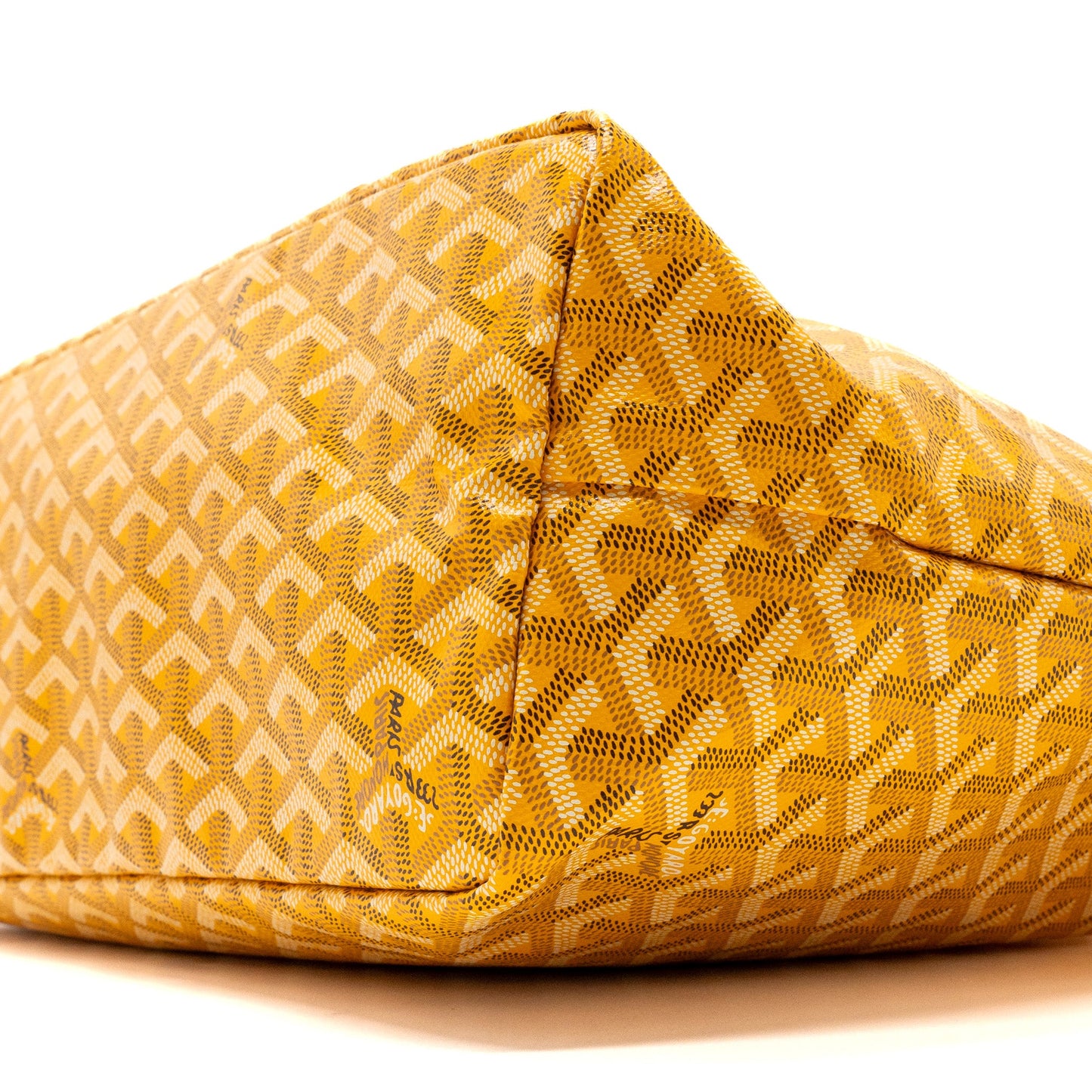 GOYARD SAINT LOUIS PM TOTE BAG CANVAS YELLOW SHW