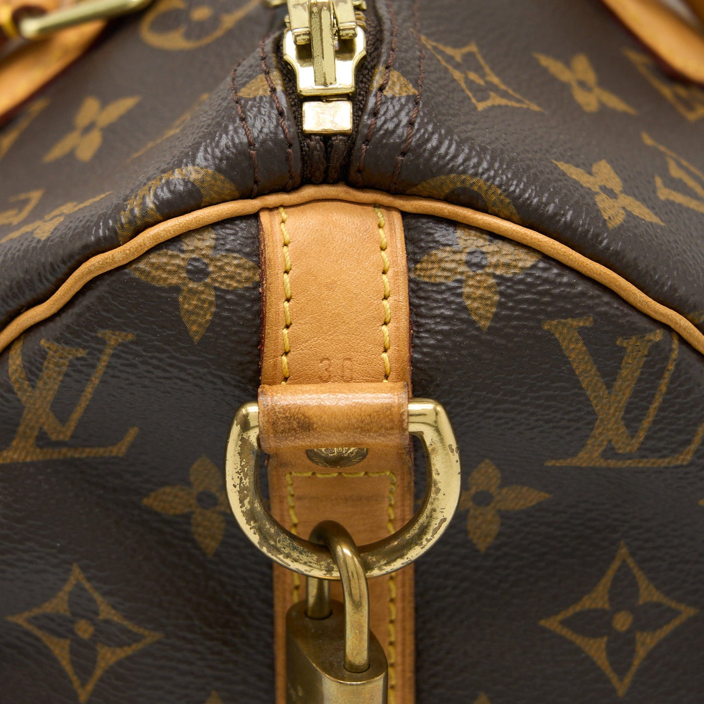 Louis Vuitton Speedy Bandouliere 30 Monogram Canvas GHW