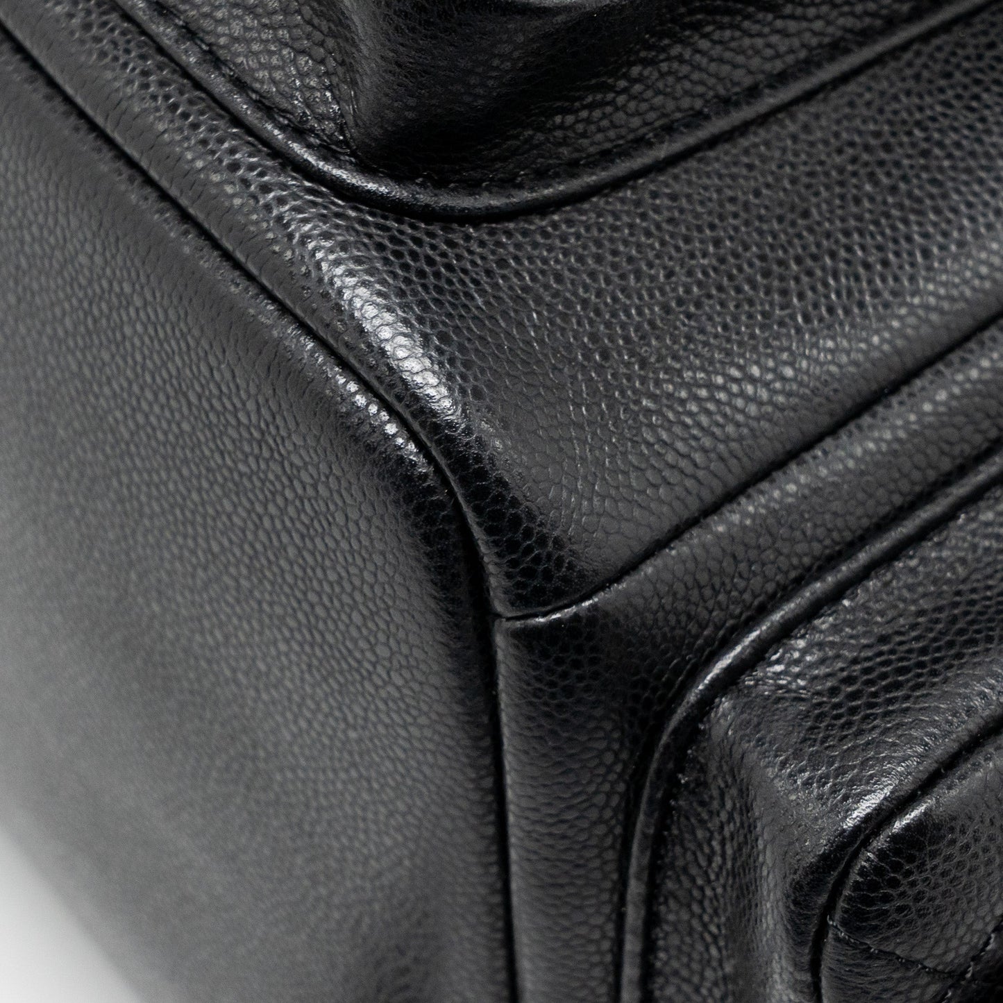 Chanel Triple Pocket Backpack Caviar Black LGHW (microchip)