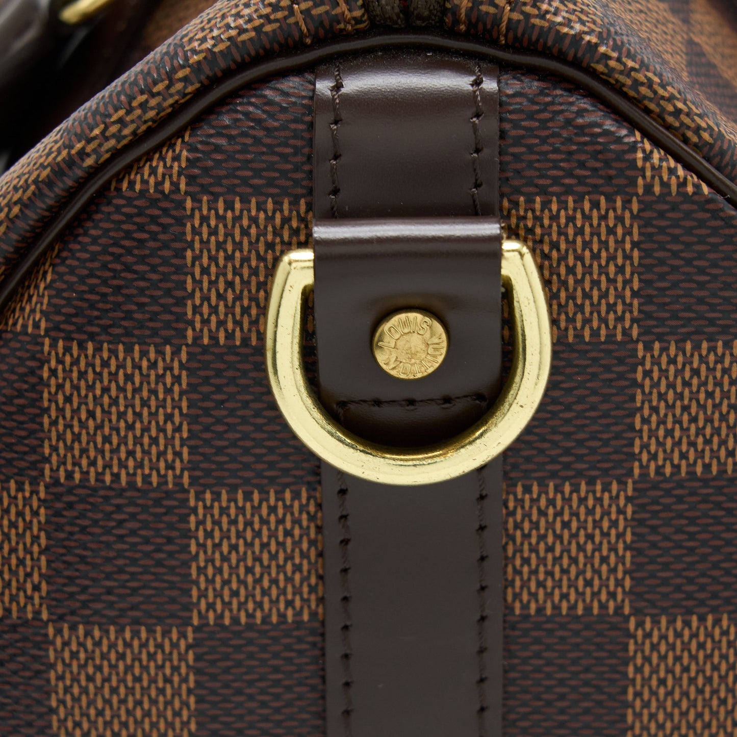 Louis Vuitton Speedy Bandouliere 25 Damier Ebene Canvas GHW