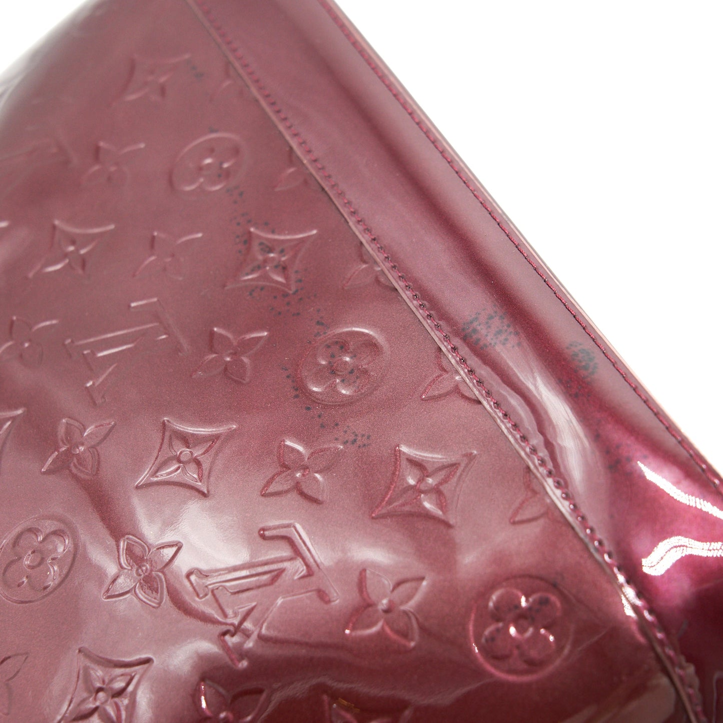 LOUIS VUITTON ALMA PM PATENT LEATHER AMARANTE GHW