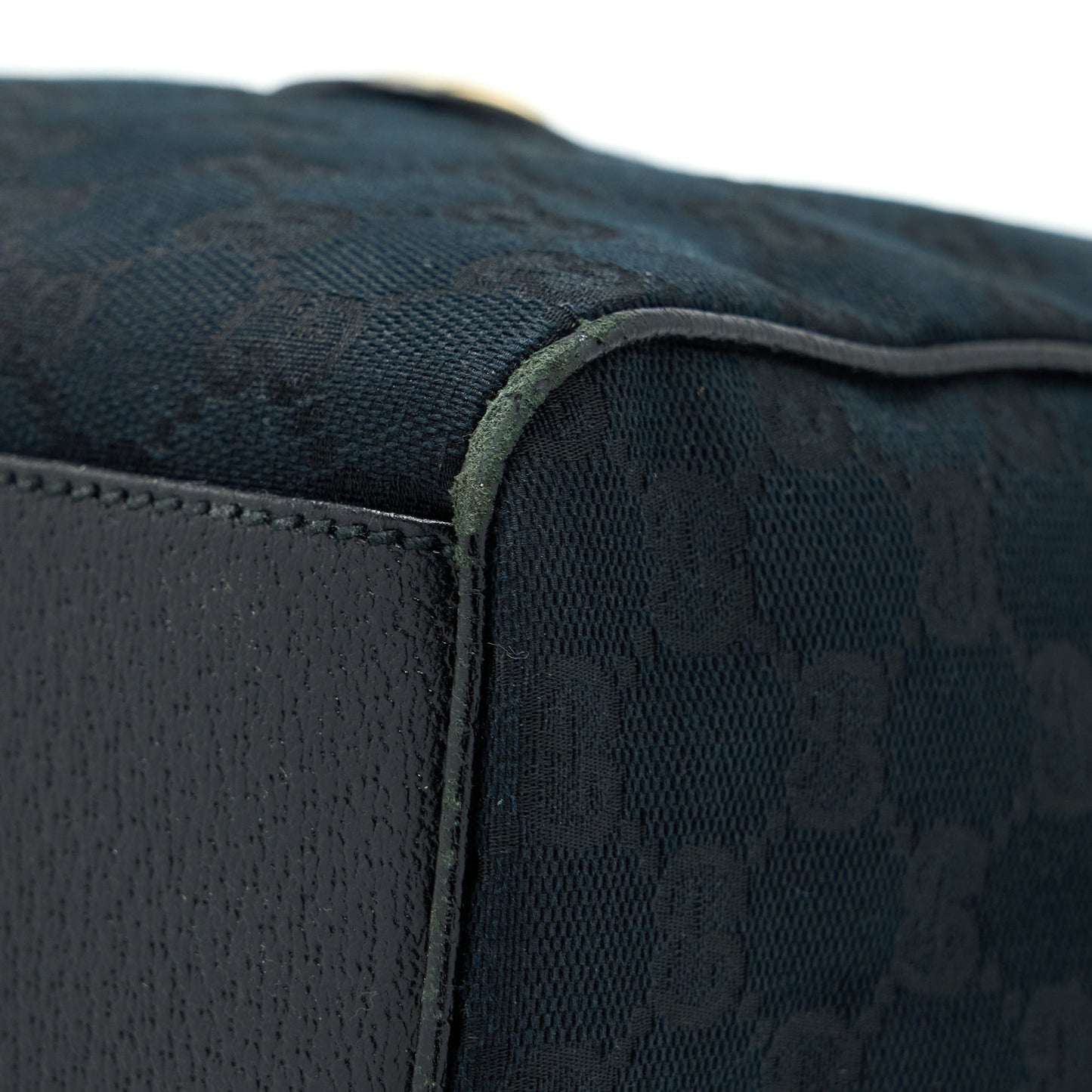 Gucci Boston Bag GG Supreme Fabric Black SHW