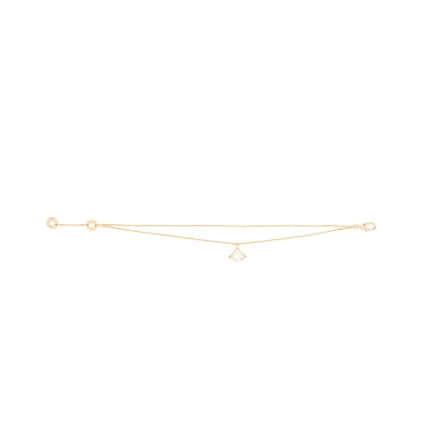 Bvlgari Size S/M Divas' Dream Bracelet Rose Gold With Mother Of Pearl