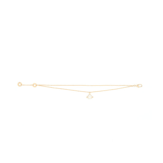 Bvlgari Size S/M Divas' Dream Bracelet Rose Gold With Mother Of Pearl
