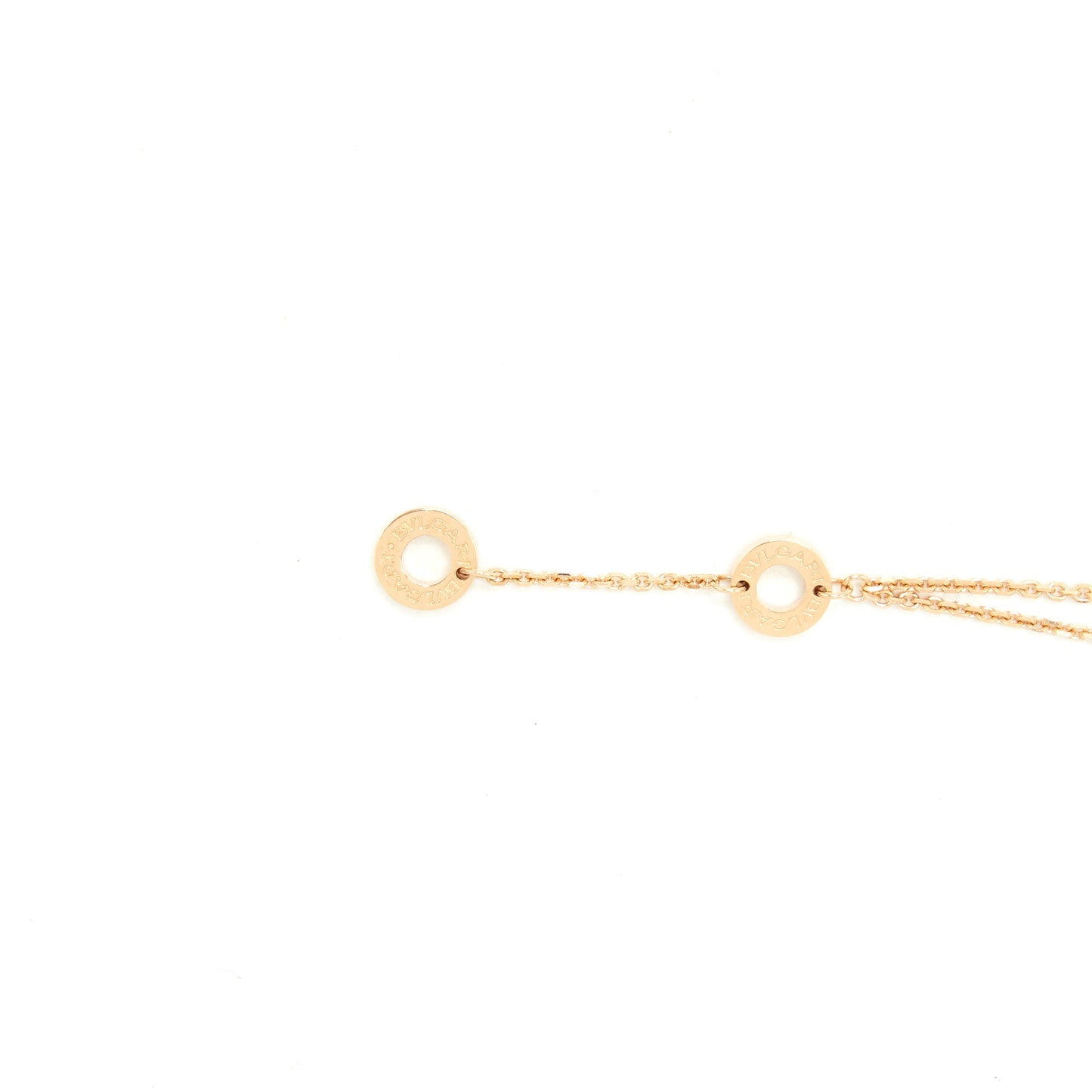 Bvlgari Size S/M Divas' Dream Bracelet Rose Gold With Mother Of Pearl