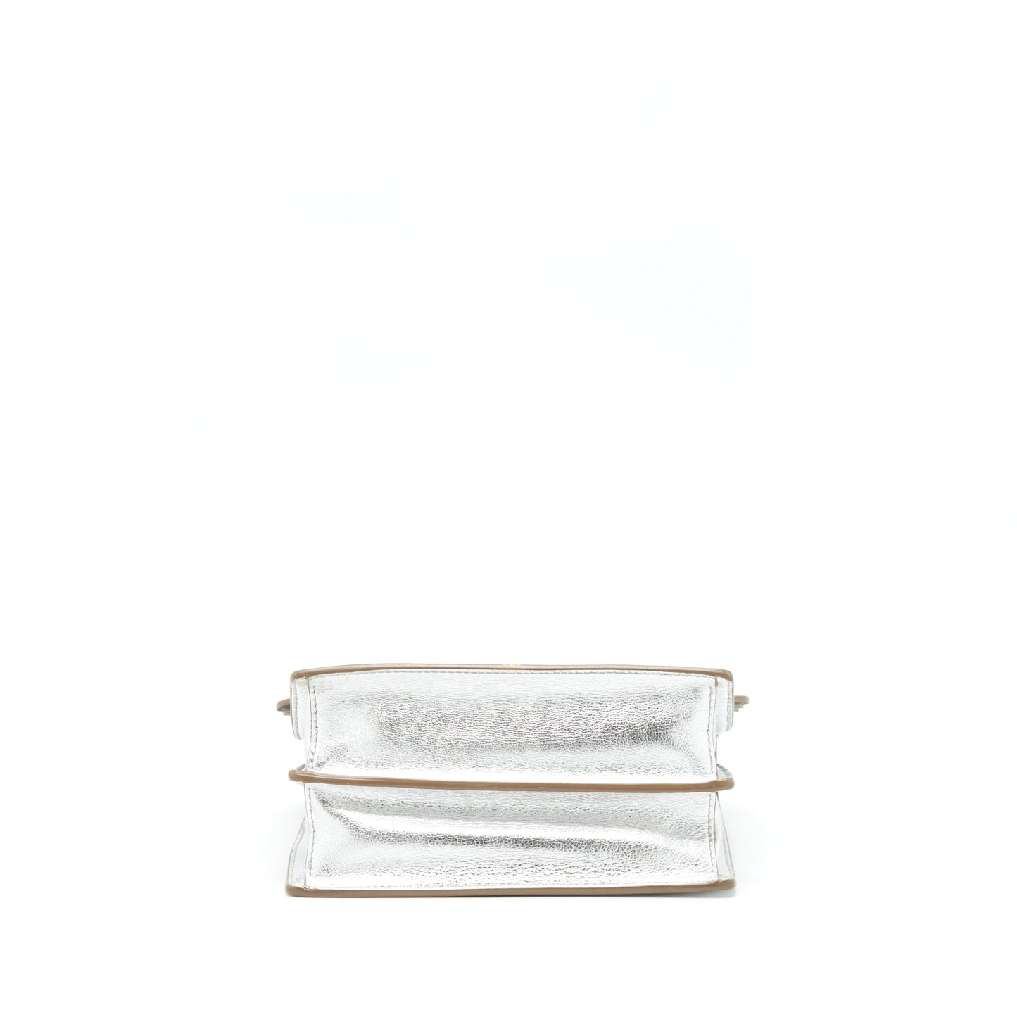 Fendi Kan I Bag Metallic Sliver/Multicolor With Gold And Silver Hardware