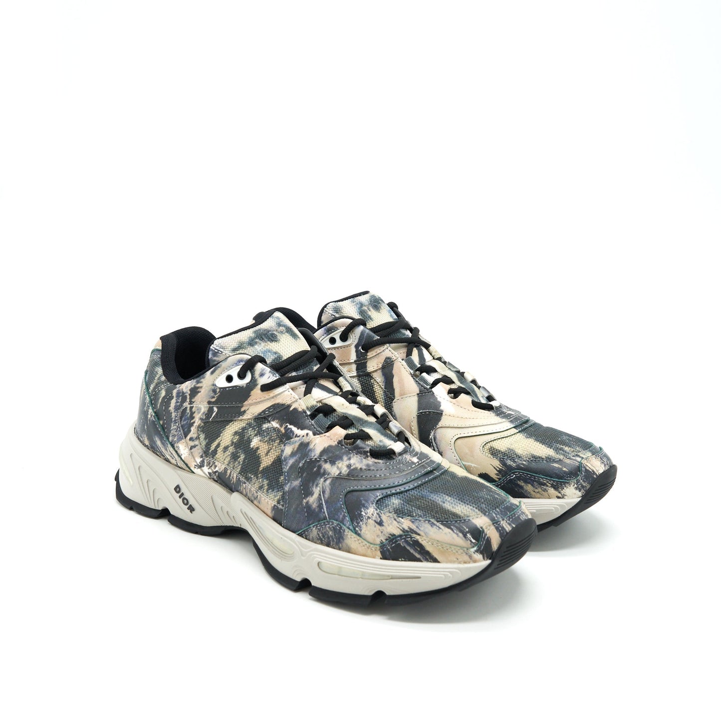 Luxury Dior Size 42 Men's Sneakers Grey Multicolour Limited