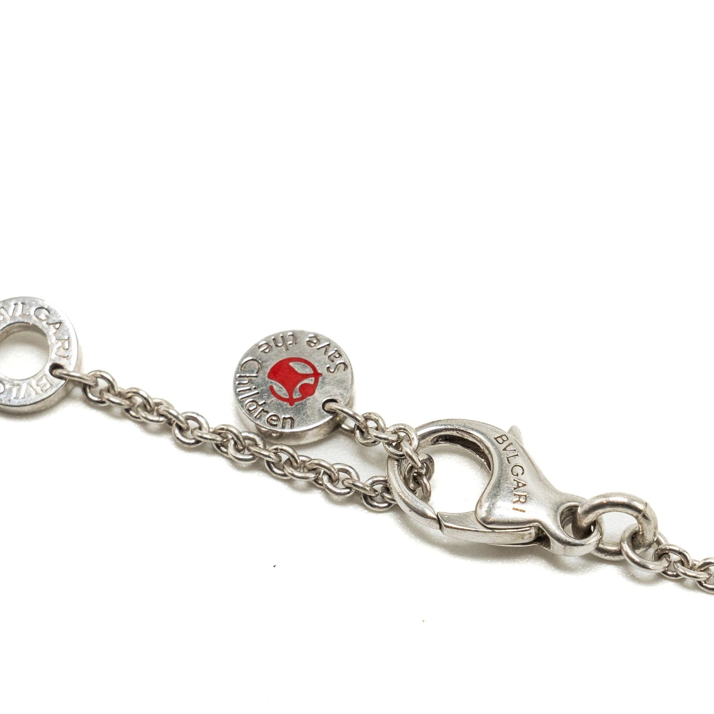 Bvlgari Save the Children B.zero Necklace Black Ceramic/Silver