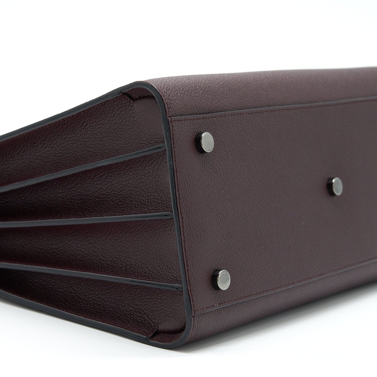 Saint Laurent/ YSL Sac De Jour Calfskin Burgundy Black Hardware
