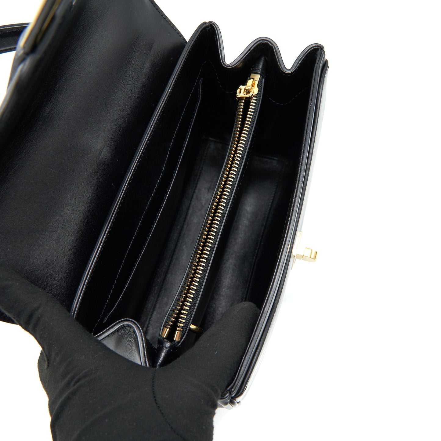 CELINE SMALL 16 BLACK BAG
