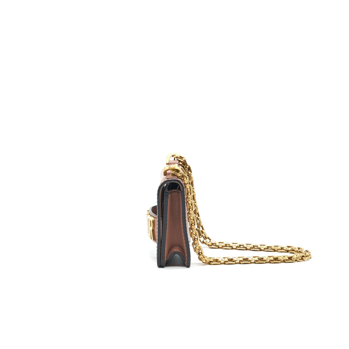 Luxury Dior J'A Luxury Dior MINI WALLET ON CHAIN PINK BEIGE GHW
