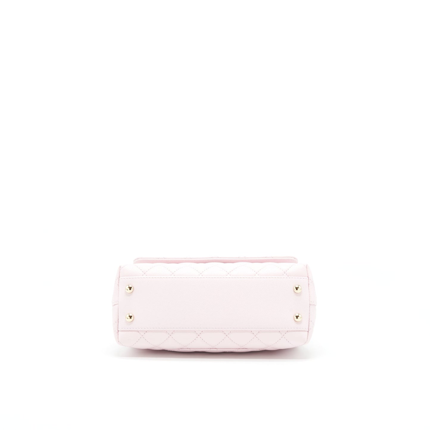 Chanel 22P Small Coco Handle Caviar Light Pink LGHW (Microchip)