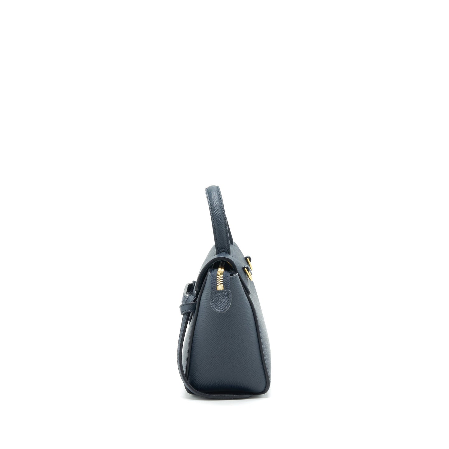 Celine Pico Belt Bag Grained Calfskin Navy GHW