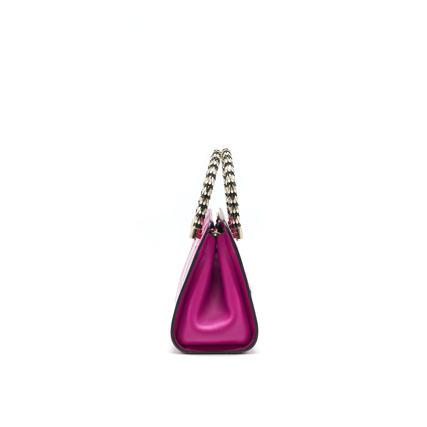 Bvlgari Top Handle Tote Bag with Long strap Pink LGHW