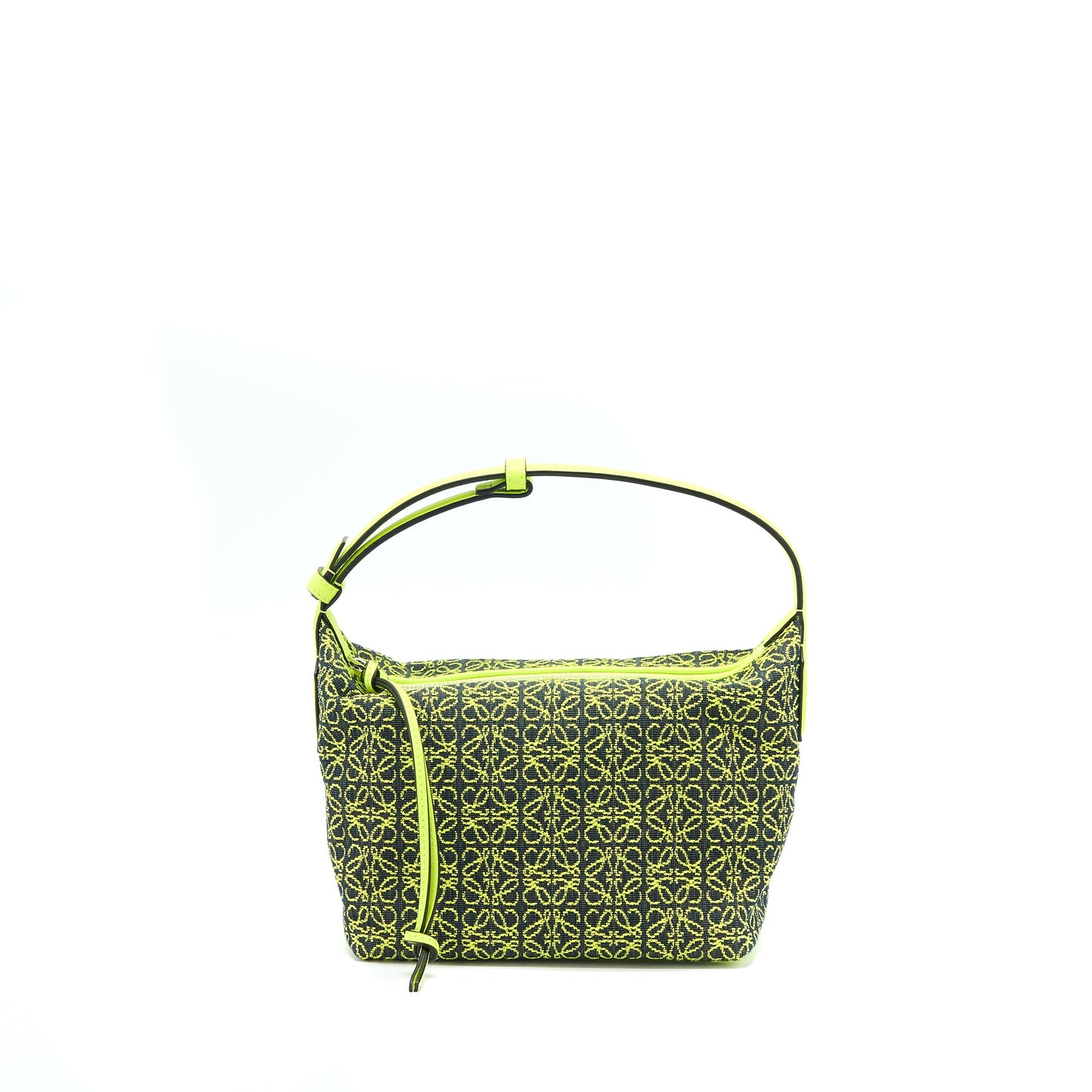 Loewe Small Cubi Bag Anagram Jacquard Canvas/Leather Amarillo SHW