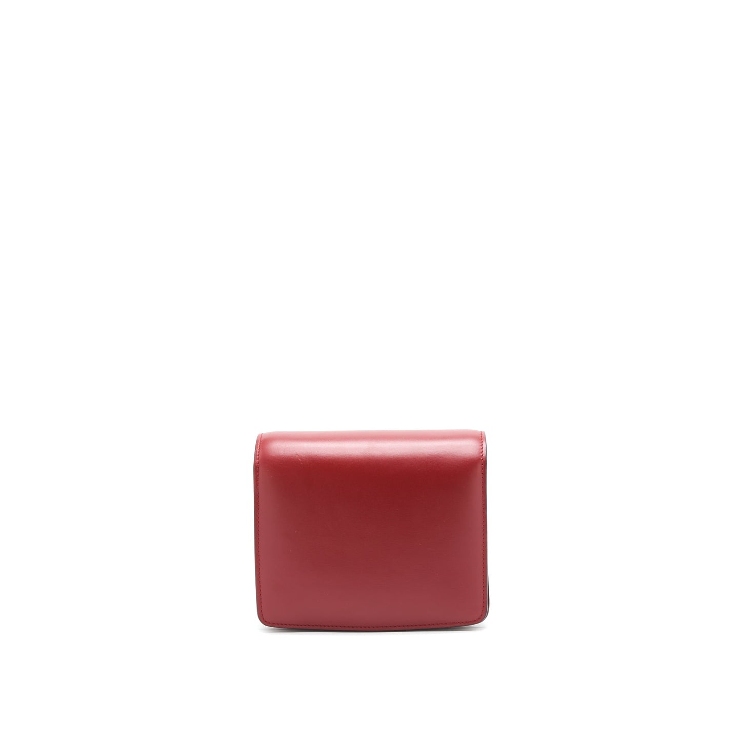 Celine small Classic Box Bag Red with GHW