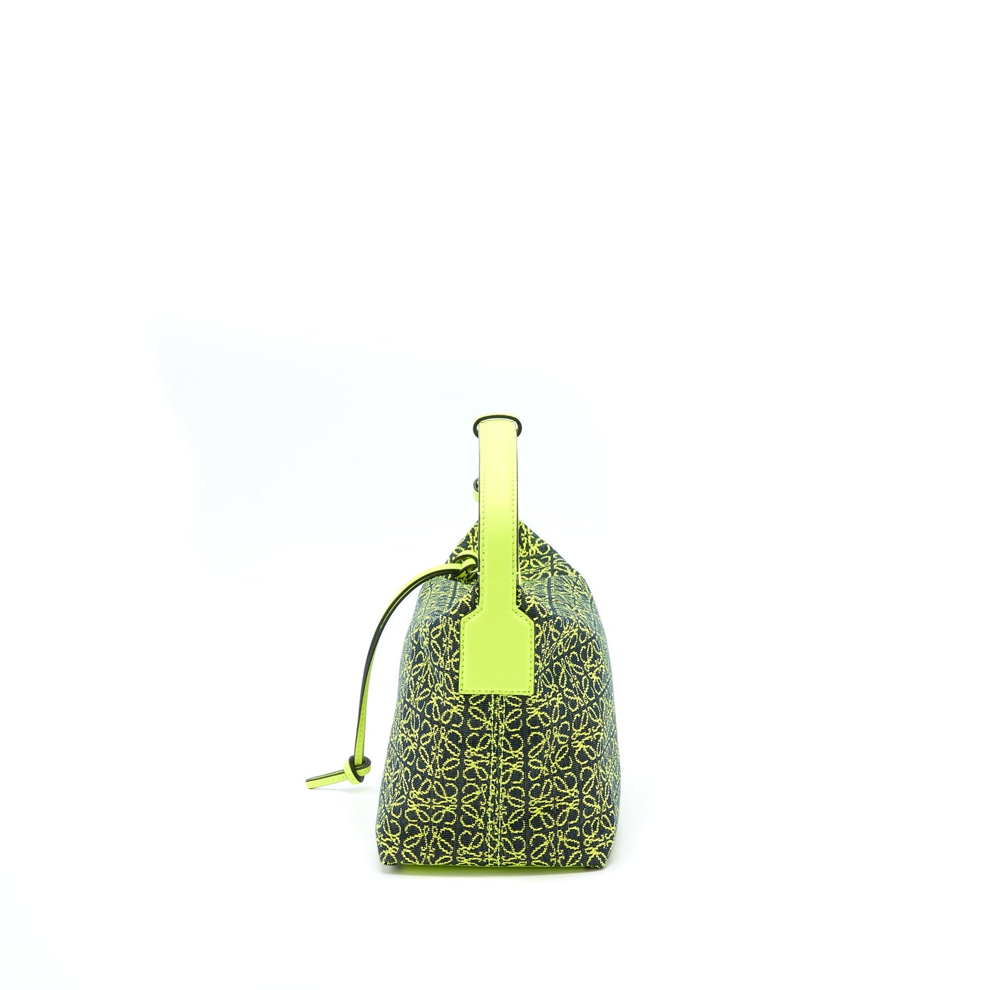 Loewe Small Cubi Bag Anagram Jacquard Canvas/Leather Amarillo SHW
