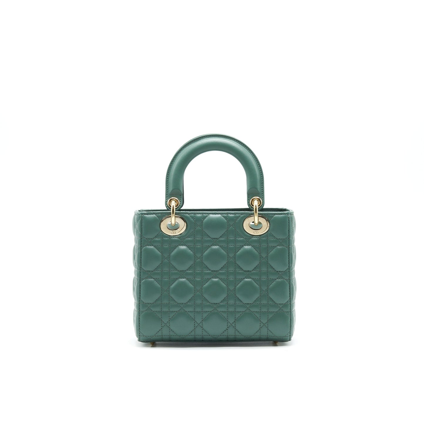 Luxury Dior Lambskin Cannage My ABCLuxury Dior Lady Luxury Dior Small Green LGHW