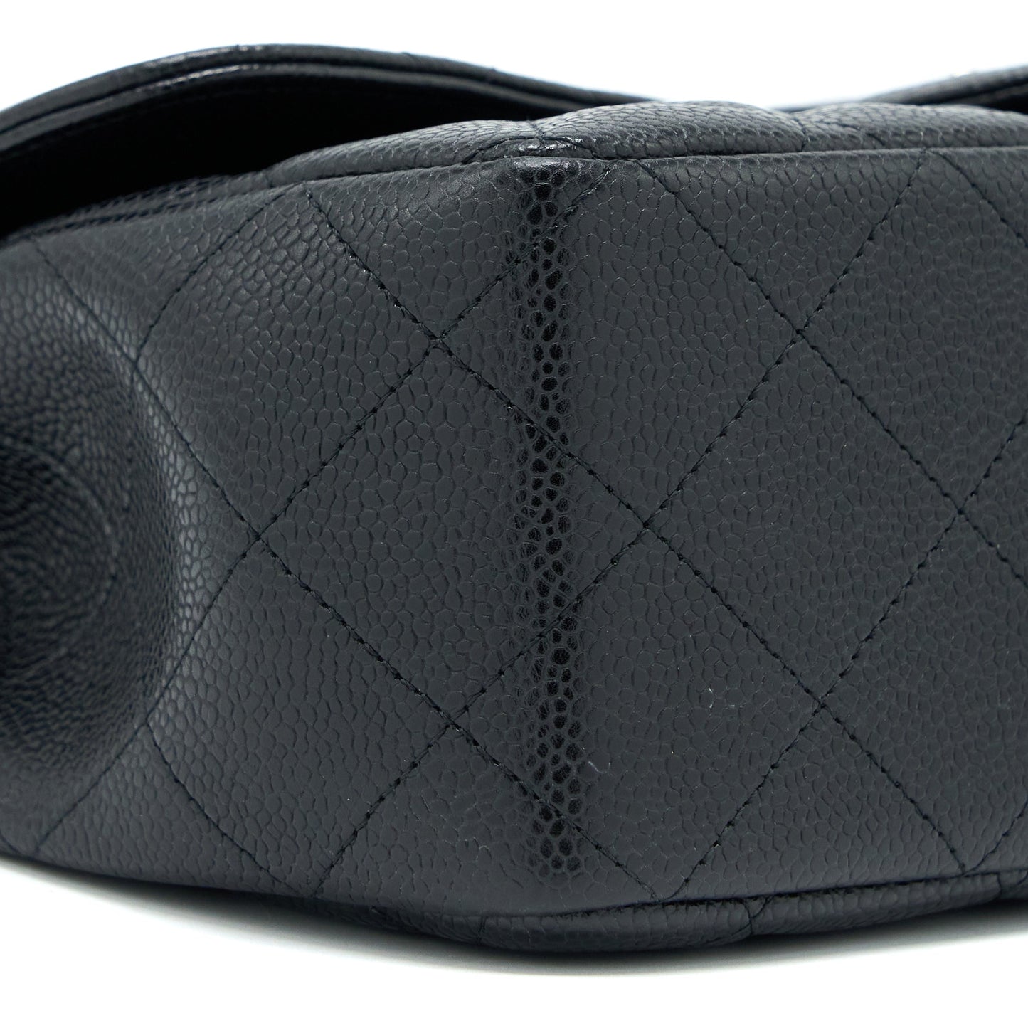Chanel Jumbo Single Flap Bag Caviar Black SHW