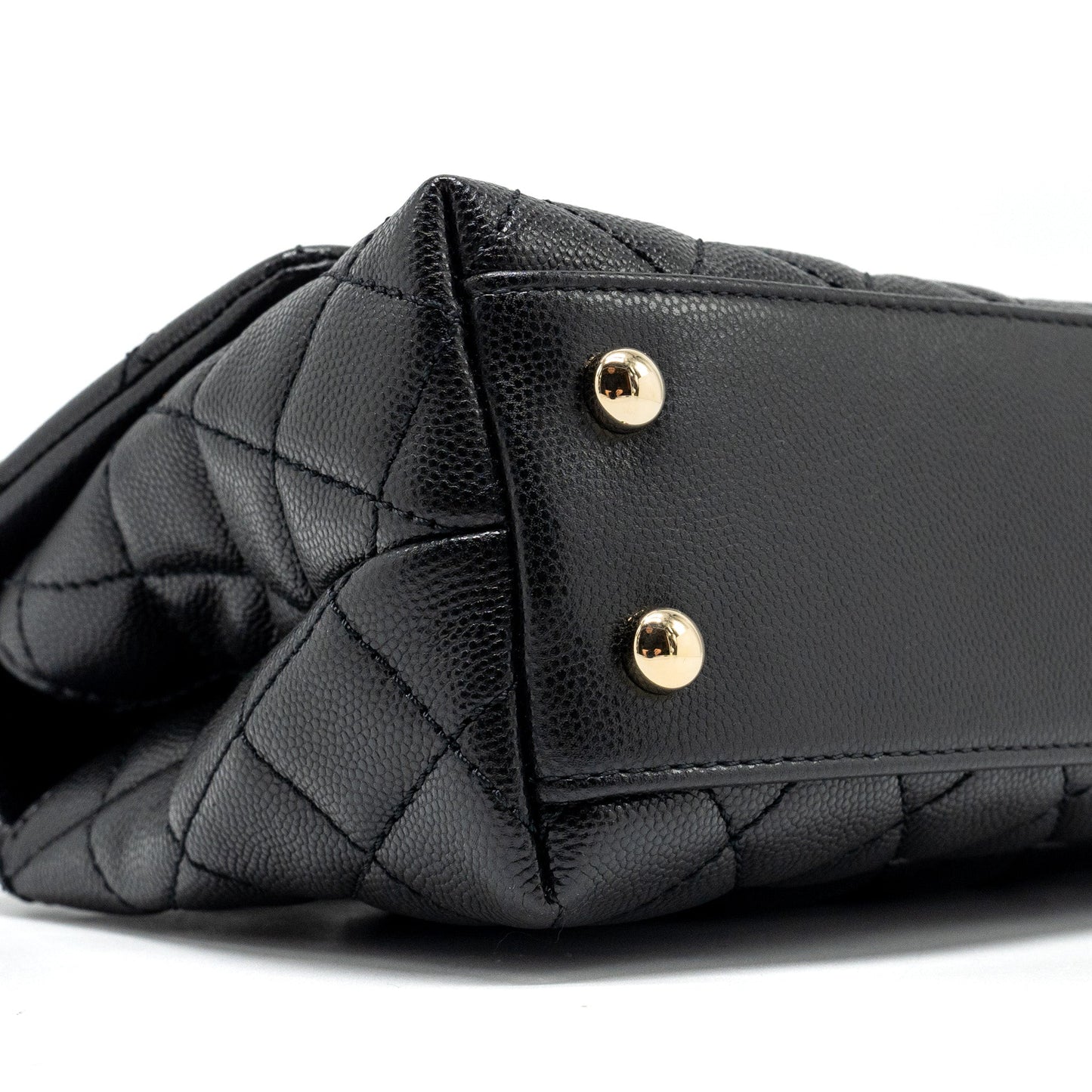 Chanel Small Coco Handle Caviar black LGHW
