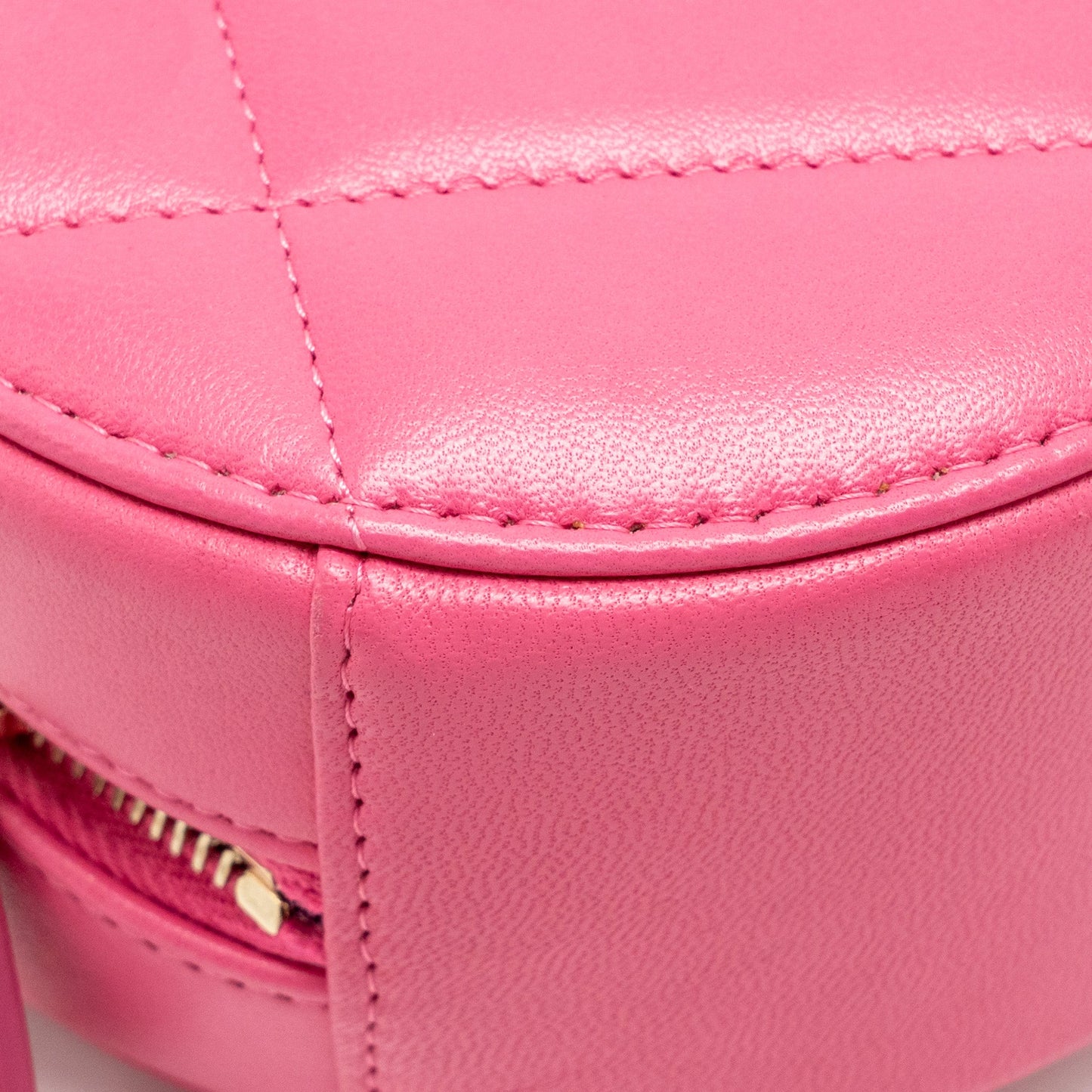Chanel 19 Round Clutch with Chain Lambskin Pink Multicolour Hardware (Microchip)