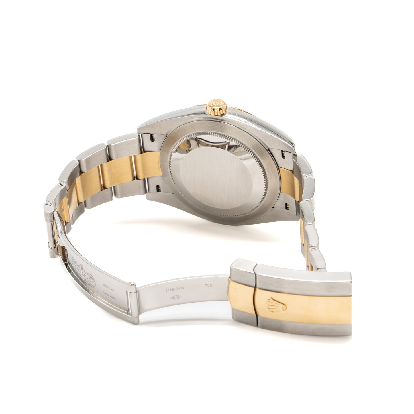 Rolex Datejust 41mm Oystersteel/Yellow Gold White Dial Oyster Bracelet M:126333-0015