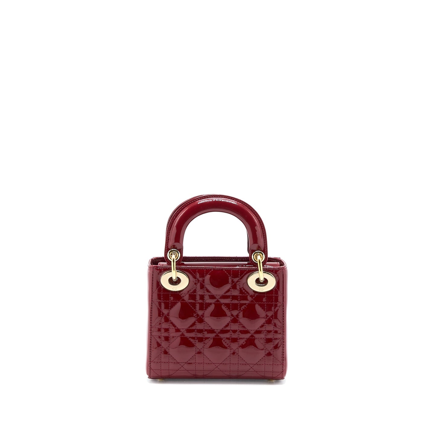 Luxury Dior Mini Lady Luxury Dior Patent Red LGHW