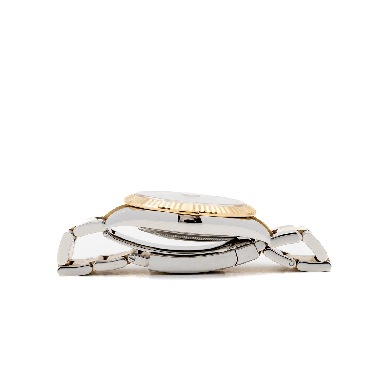 Rolex Datejust 41mm Oystersteel/Yellow Gold White Dial Oyster Bracelet M:126333-0015