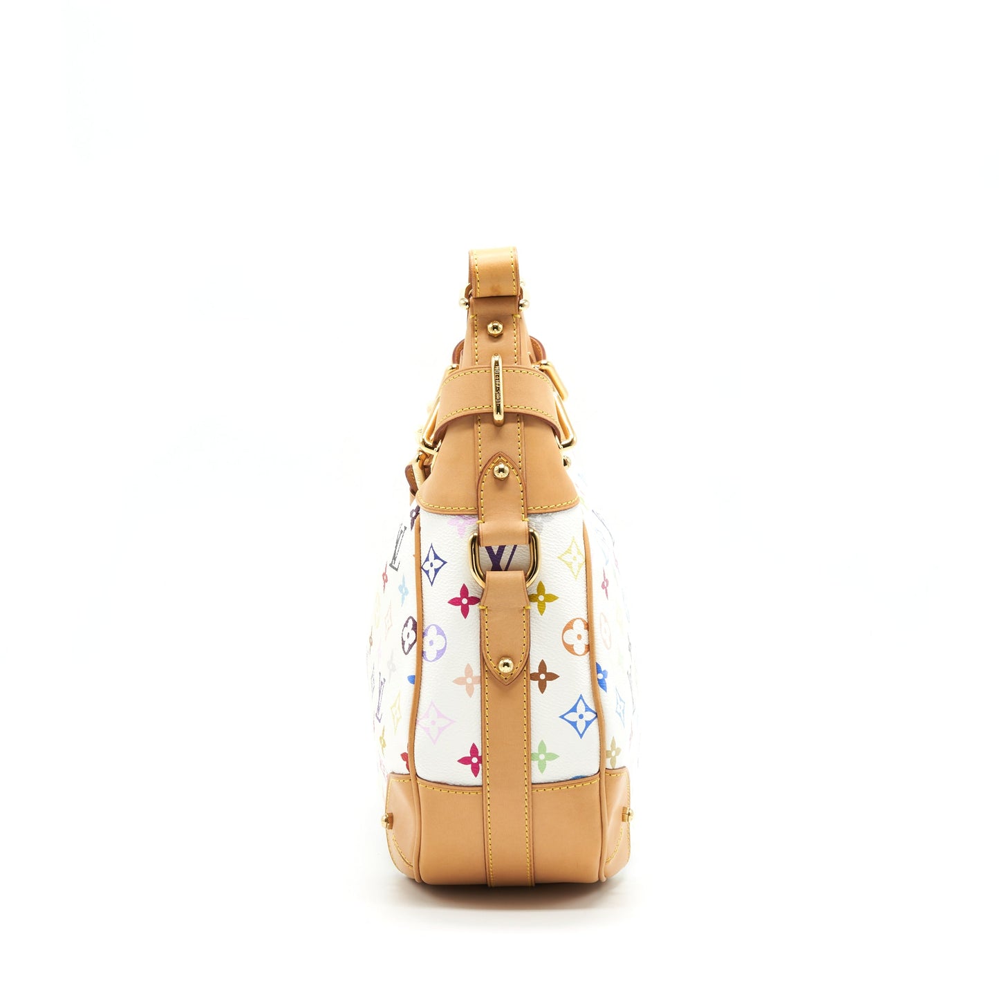 Louis Vuitton Greta Bag Monogram White Multicolor