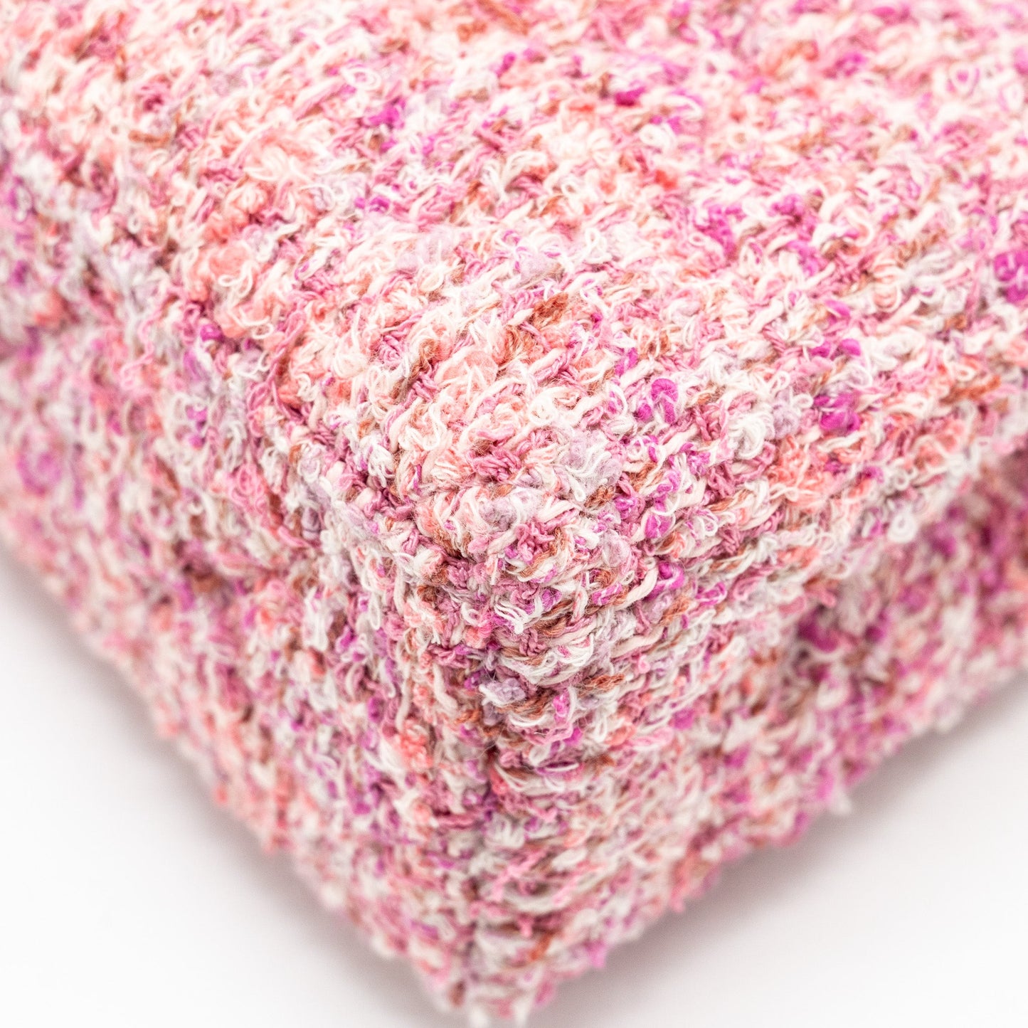 Chanel 24P Mini Kelly/Shopping Tote Tweed Pink/Multicolour GHW (microchip)