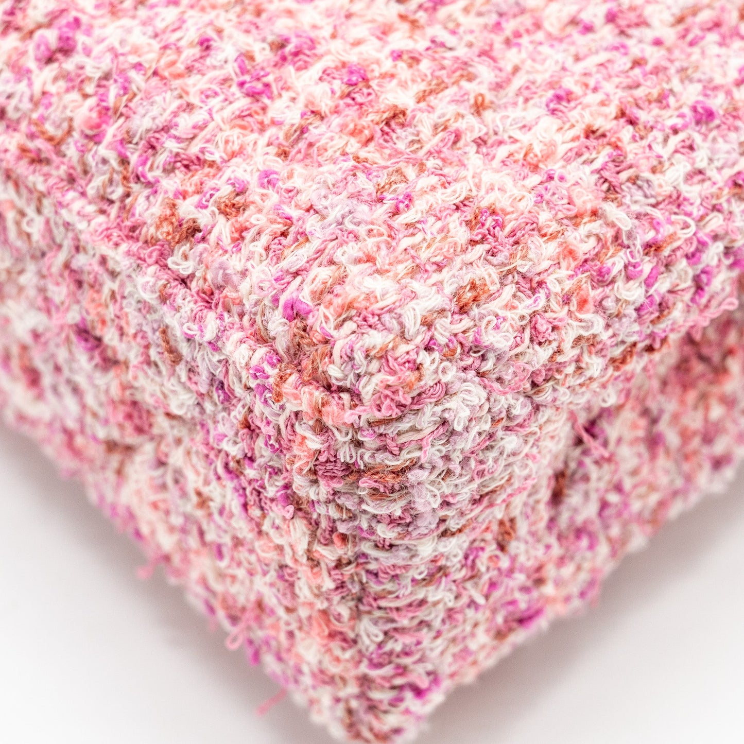 Chanel 24P Mini Kelly/Shopping Tote Tweed Pink/Multicolour GHW (microchip)