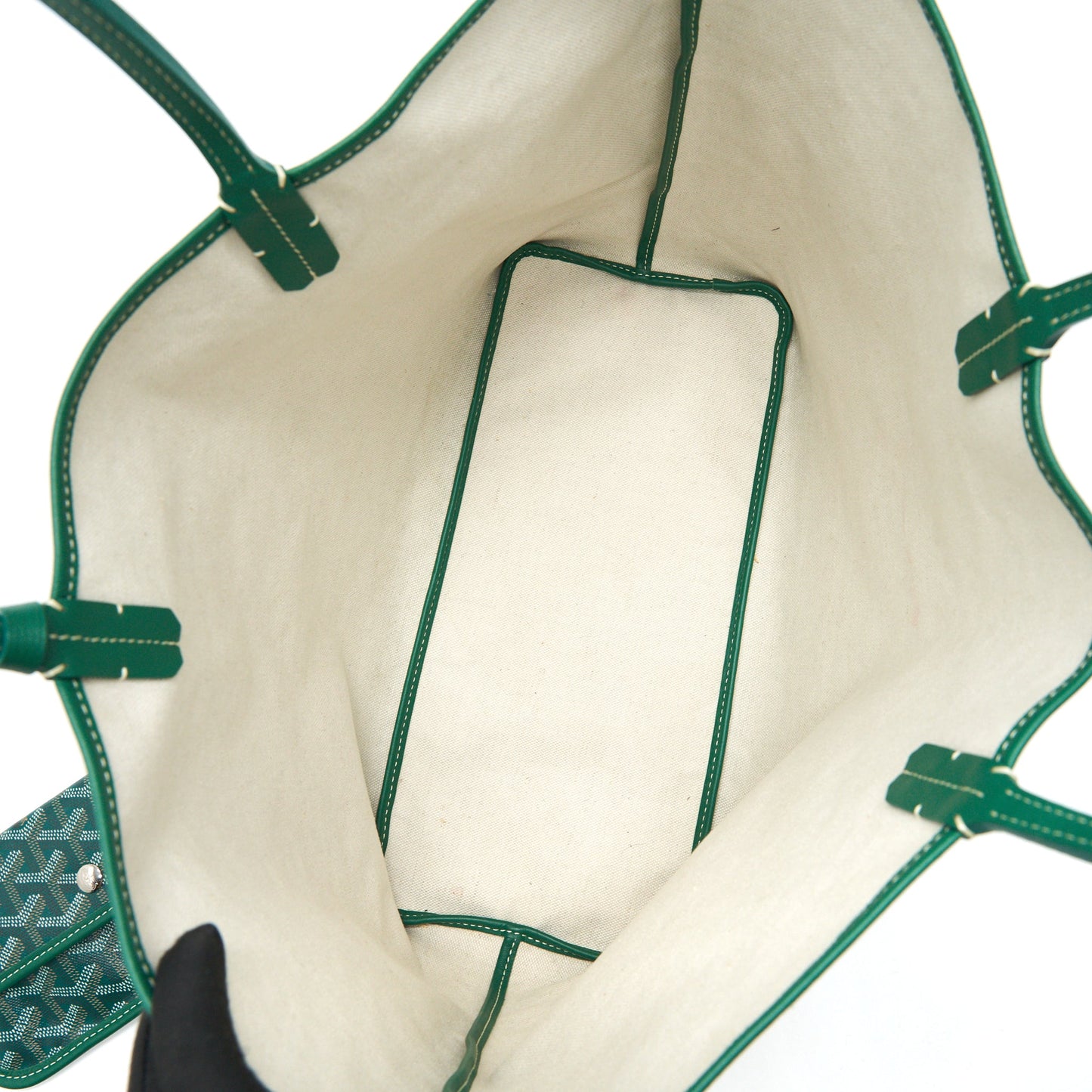 GOYARD SAINT LOUIS TOTE BAG PM VERT