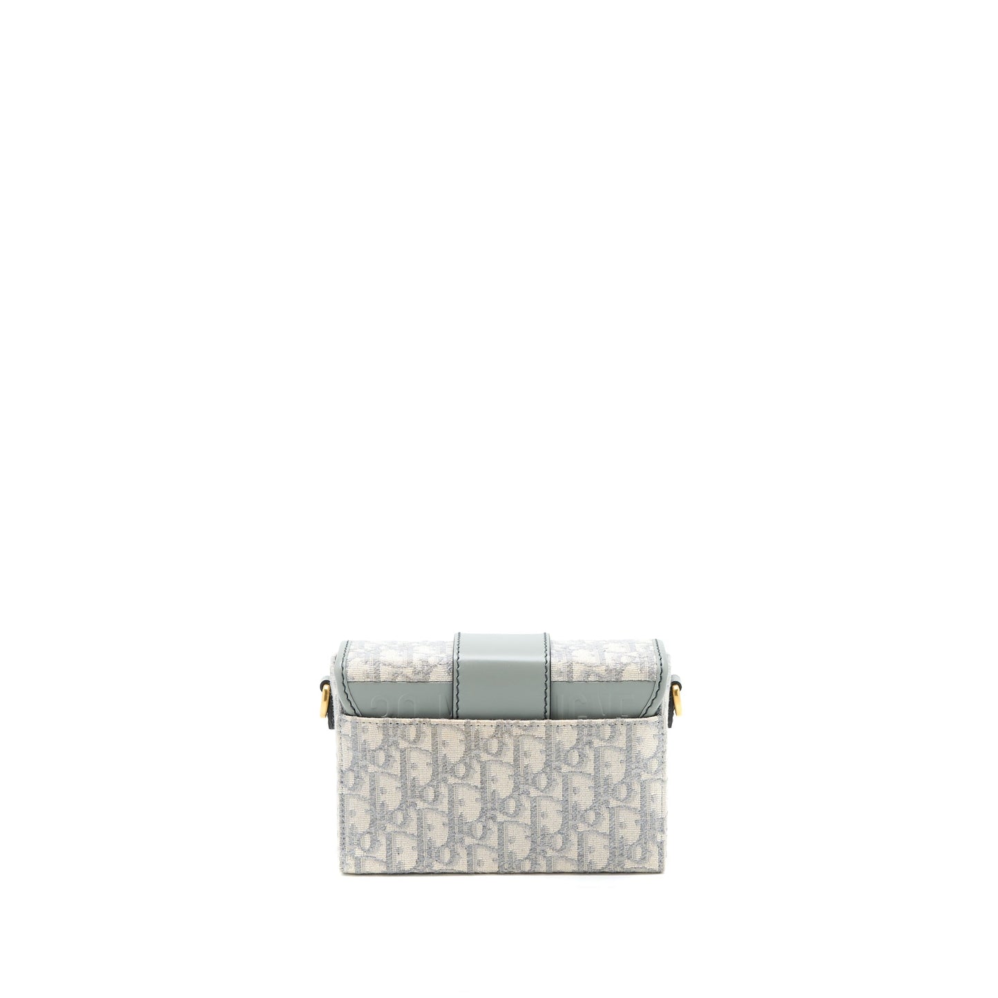 Luxury Dior 30 Montaigne Mini Box Bag Grey Oblique Jacquard GHW