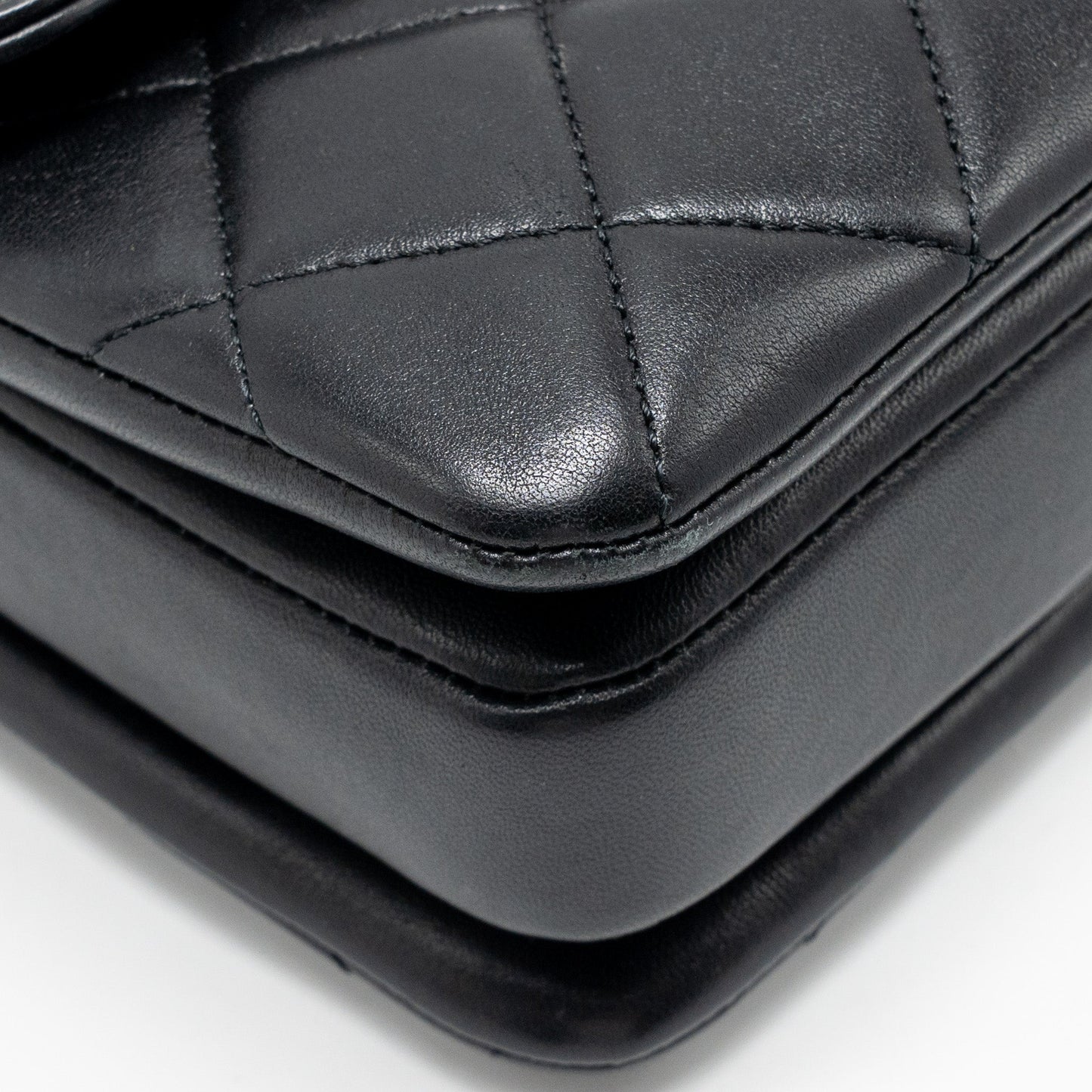 Chanel Top Handle Trendy CC Flap Bag Lambskin Black LGHW