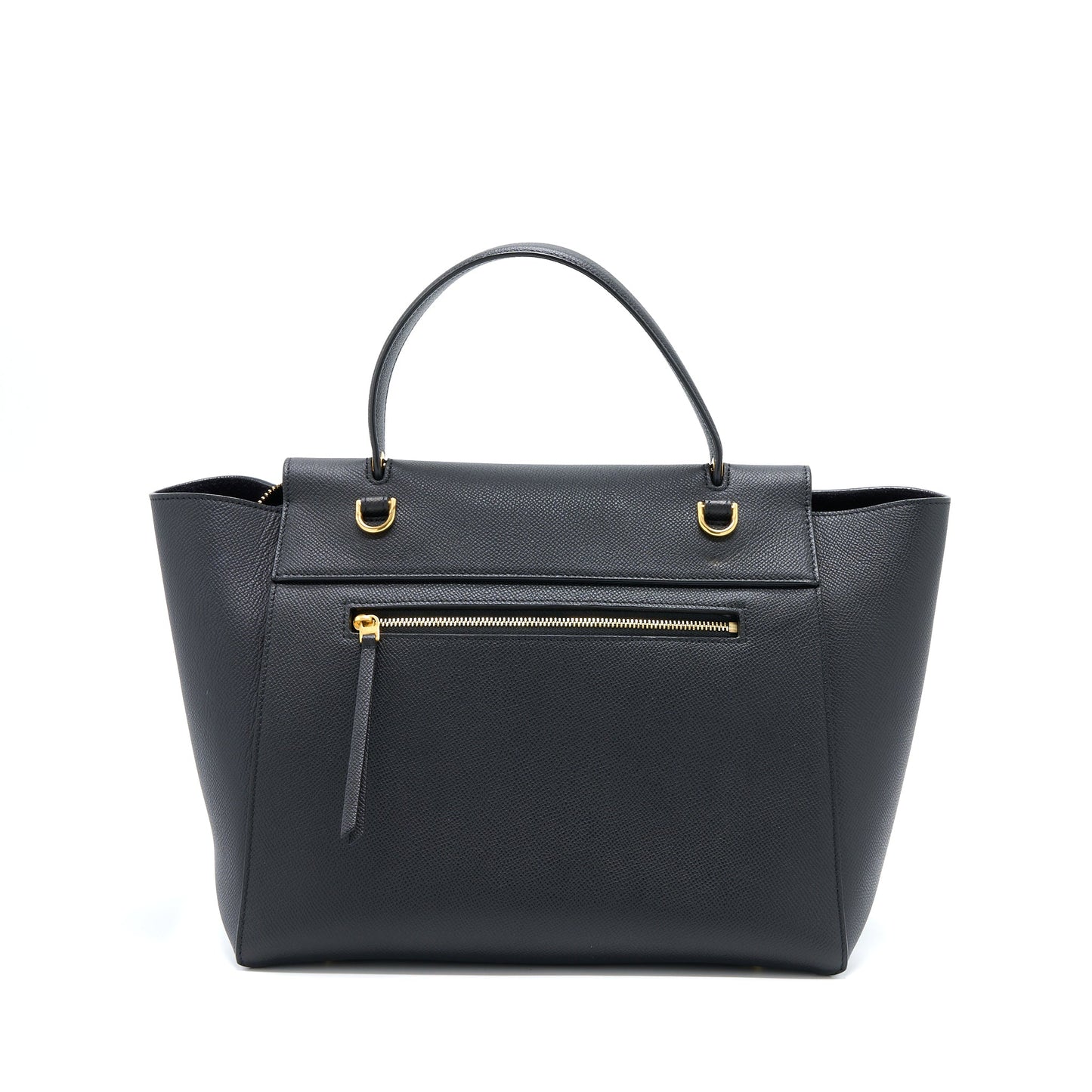 Celine Mini Belt Grained Calfskin Black GHW