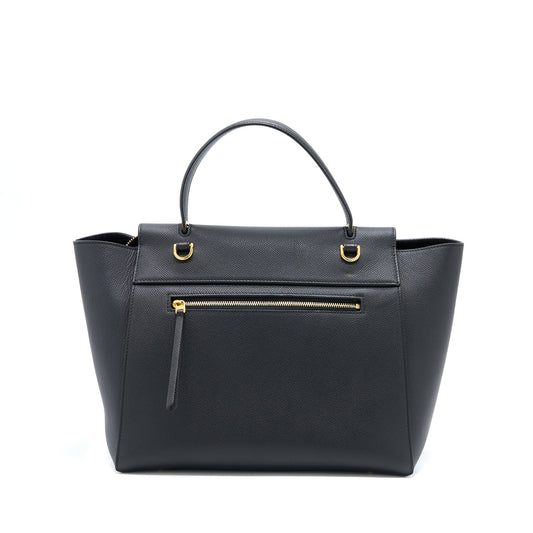 Celine Mini Belt Grained Calfskin Black GHW