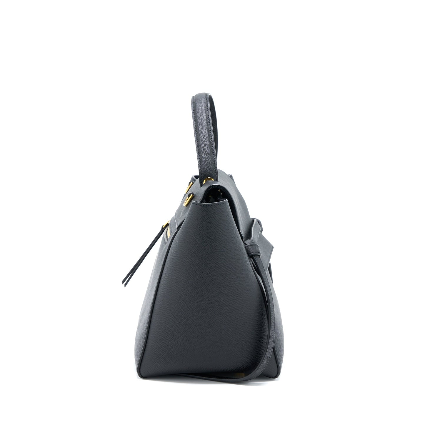 Celine Mini Belt Grained Calfskin Black GHW