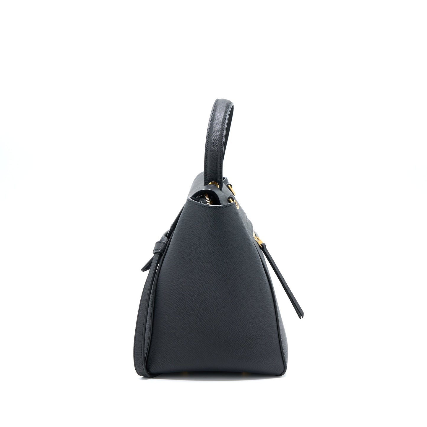 Celine Mini Belt Grained Calfskin Black GHW
