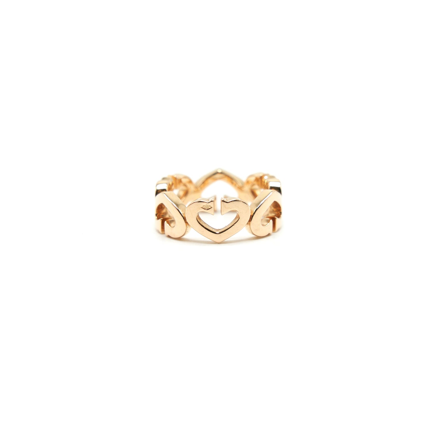 CARTIER HEARTS & SYMBOLS PINK GOLD RING