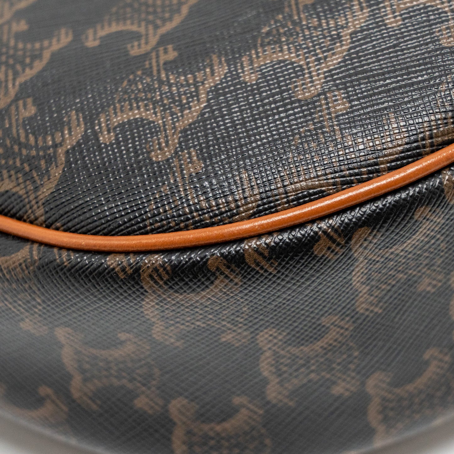 Celine Ava Bag Triomphe Canvas/Calfskin Tan GHW