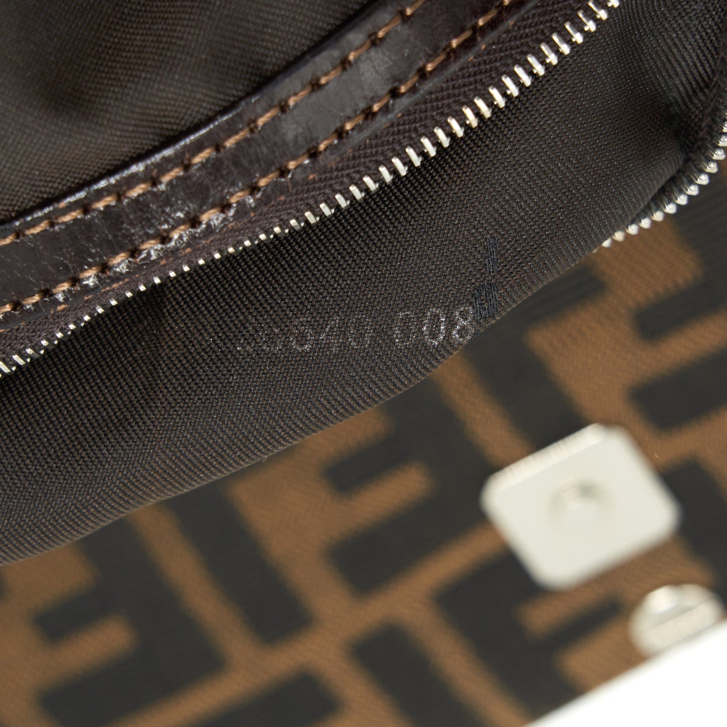 Fendi Vintage FF Logo Shoulder Bag