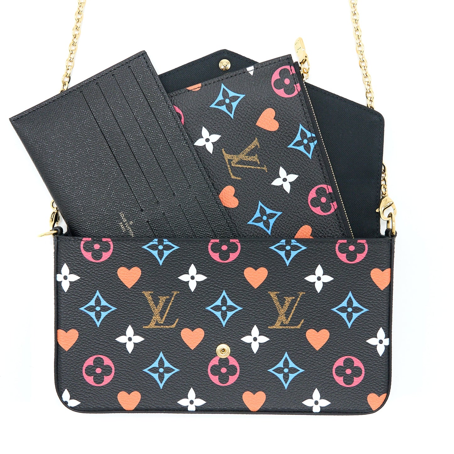 Louis Vuitton Limited Edition Felicie Multicolour Monogram Canvas GHW