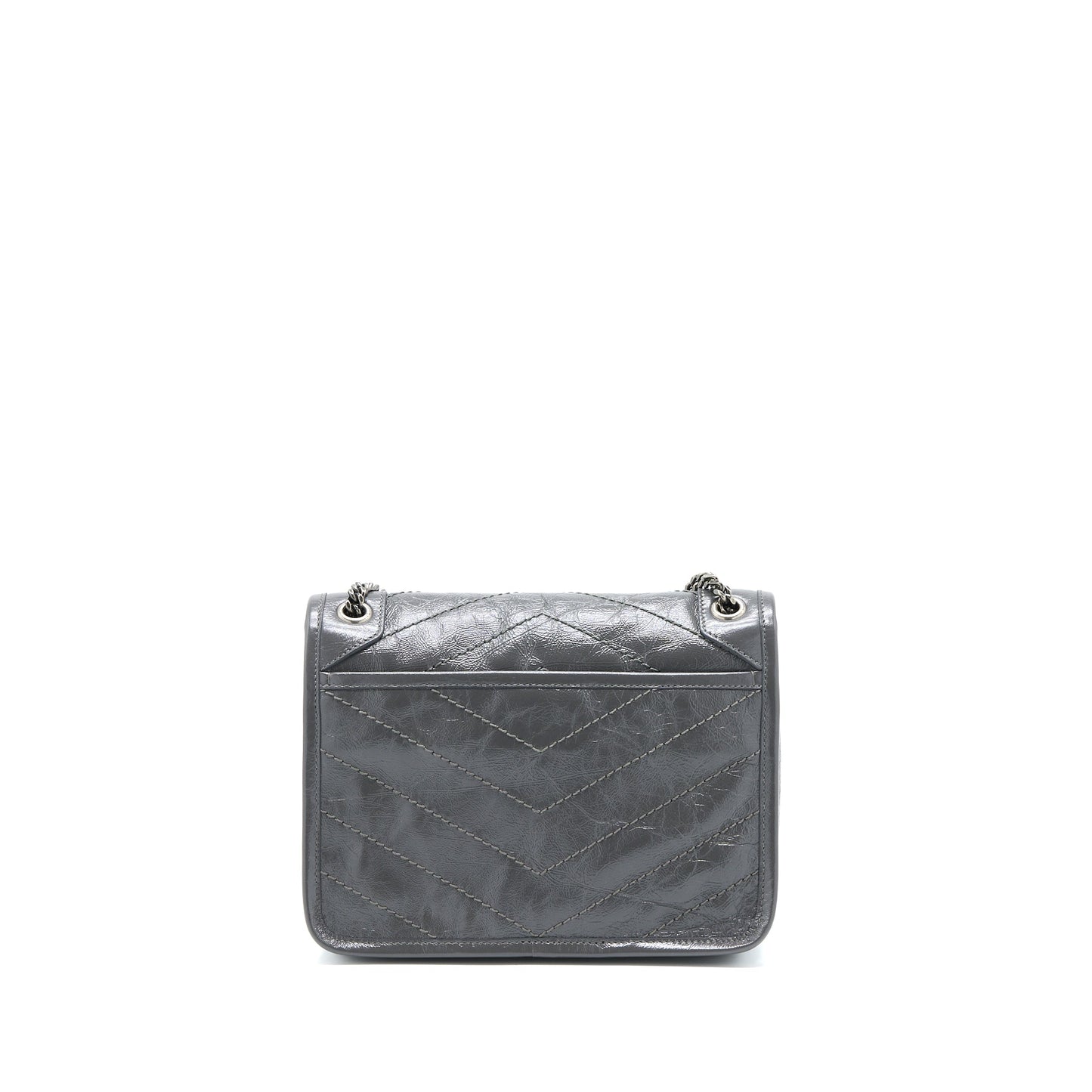 Saint Laurent/YSL Niki Baby Dark Grey With Grey Hardware