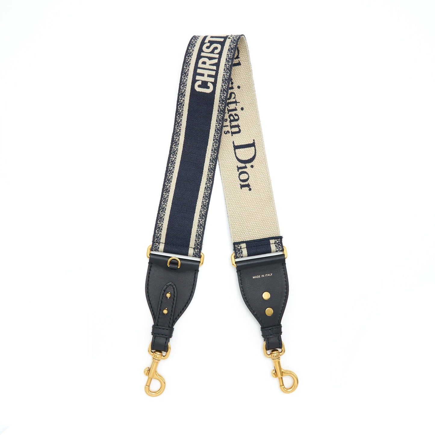 Luxury Dior Shoulder Strap Navy/Multicoloured GHW
