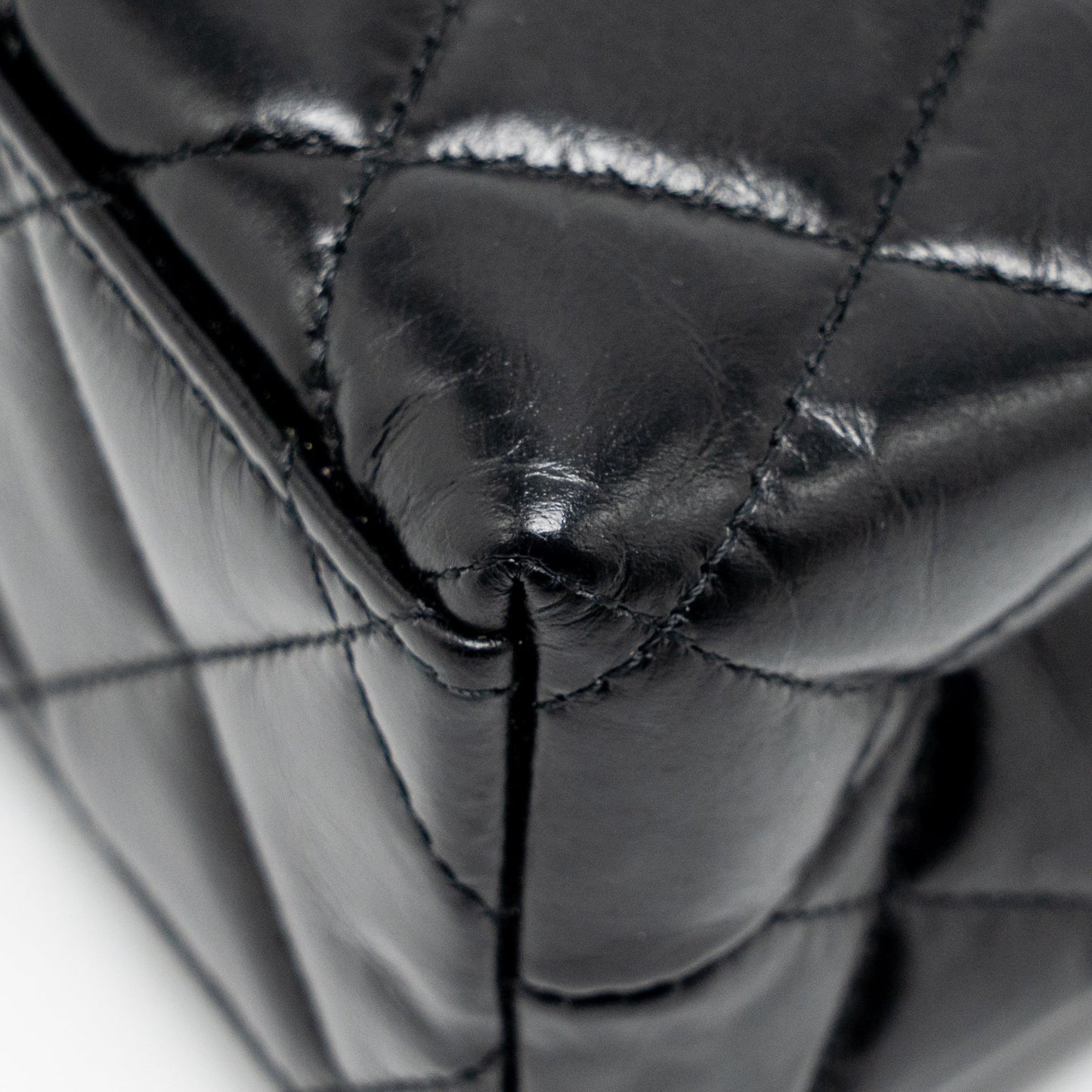 Chanel Mini Kelly Shopping Tote bag calfskin black GHW (microchip)