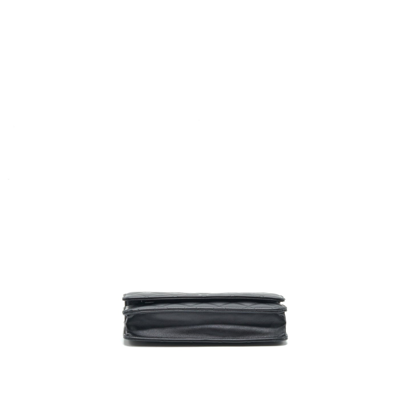 Chanel Classic Wallet On Chain Lambskin Black SHW