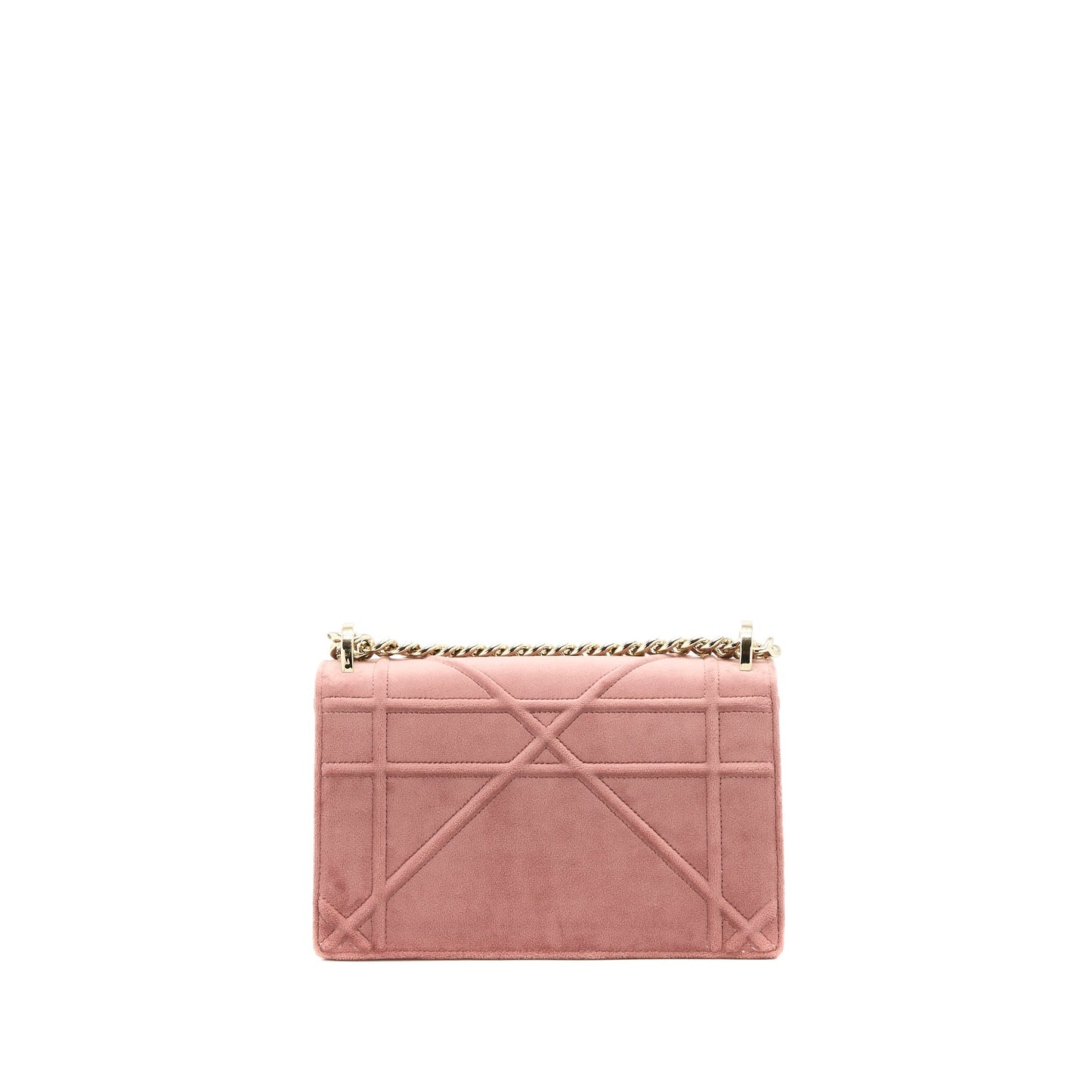 Luxury Dior Small Luxury Diorama Velvet Dark Pink LGHW