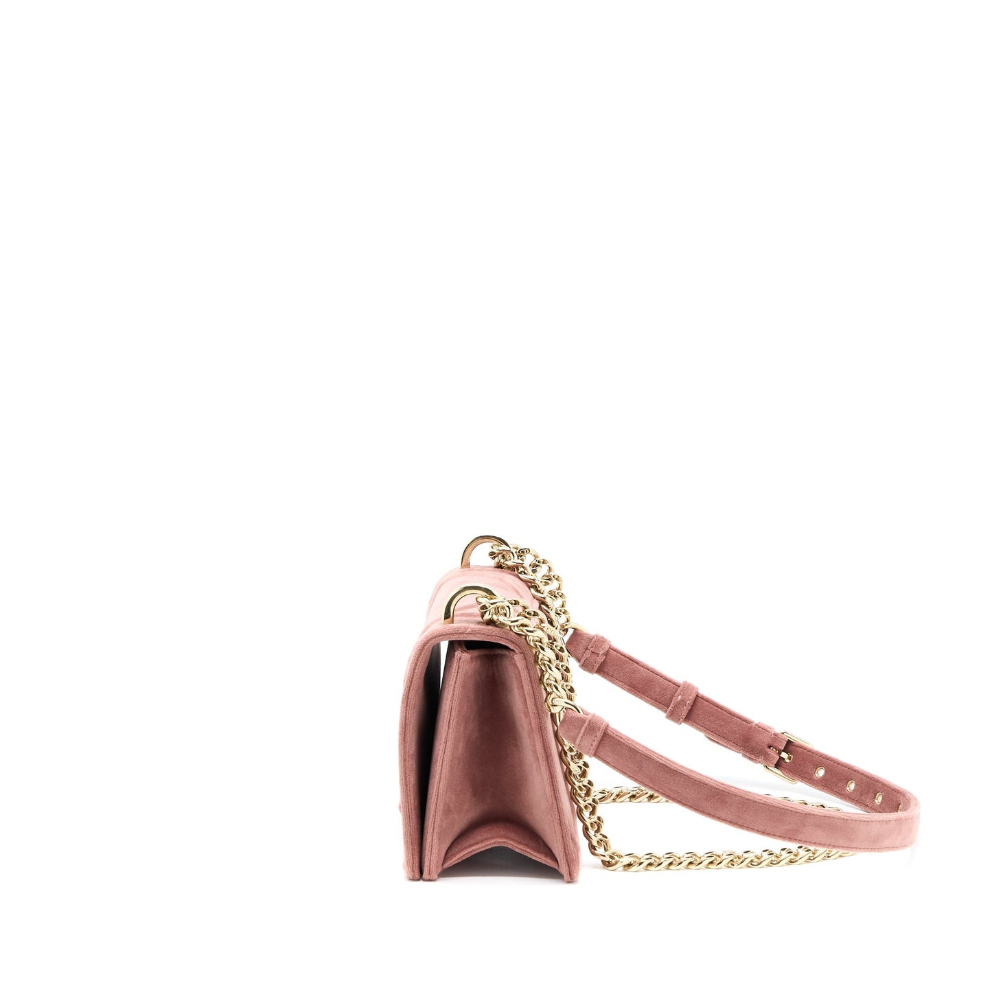 Luxury Dior Small Luxury Diorama Velvet Dark Pink LGHW