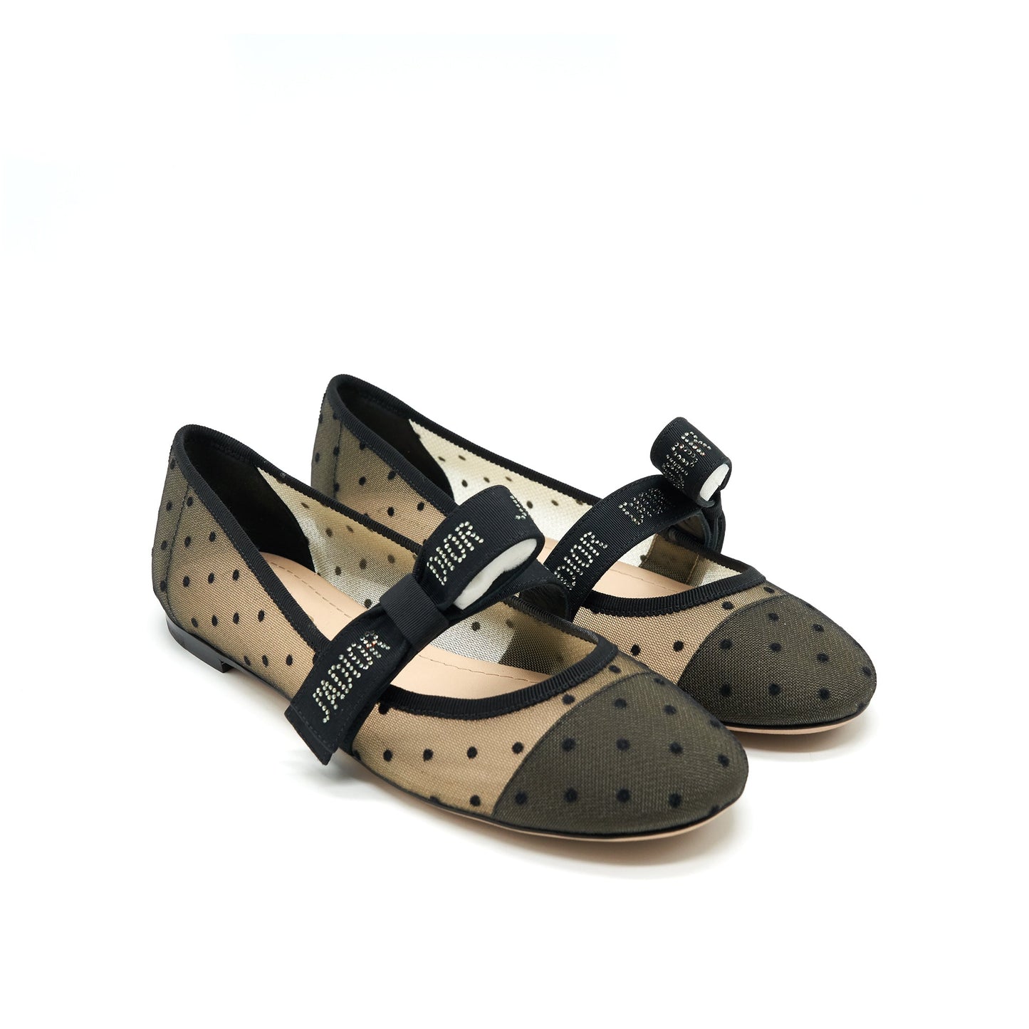 CHRISTIAN Luxury Dior Size 36.5 MISS J'ALuxury Dior NICELY-D ESPADRILLE FLATS