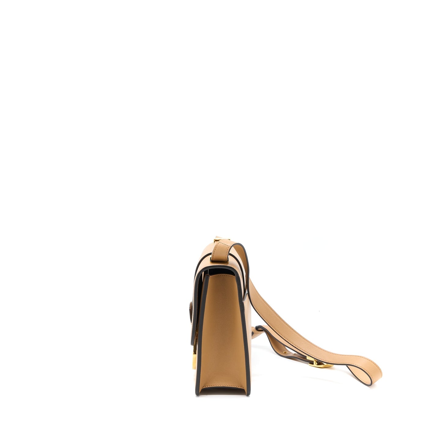 Luxury Dior 30 Montaigne Medium Bag Calfskin Dark Beige GHW